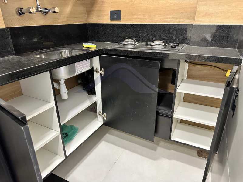 Conheça Cozinha armário inferi2. do imóvel - Apartamento 1 quarto à venda Catete, Rio de Janeiro - R$ 399.000 - WCAP10244 - 7 Cozinha armário inferi2. - 7
