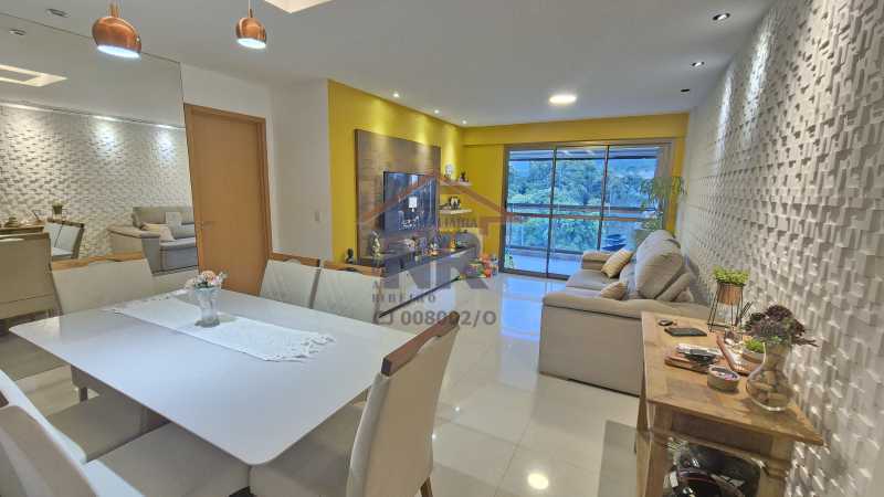 Conheça sala do imóvel - Espetacular apartamento no condomínio Illimitato na Freguesia! - NR001256 - 1 sala - 1