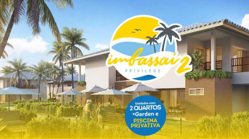 Conheça 1 do imóvel - Imbassaí Privilege 2 - 2 quartos e garden no total de 166,38 m² e 171,81 m², 2 ou 4 vagas, - PICN20013 - 1 1 - 1