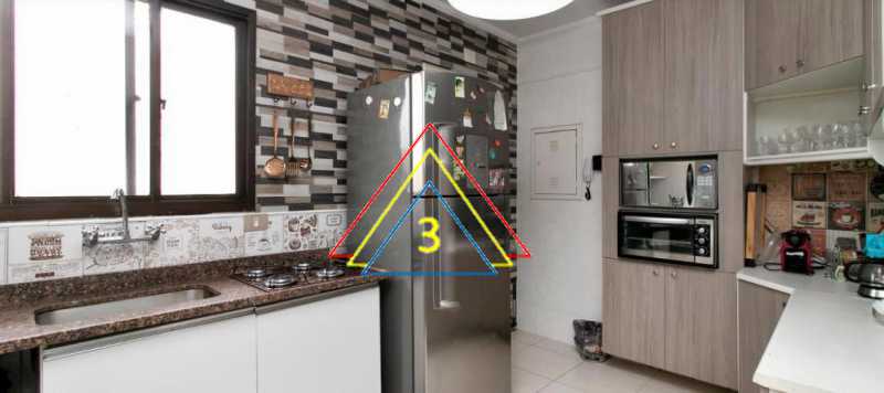 Conheça COZINHA do imóvel - Apartamento 3 quartos à venda Condomínio Villa Reggio - Vila Andrade, São Paulo - R$ 636.000 - BTAP30057 - 12 COZINHA - 12