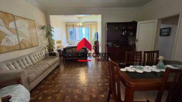 Apartamento frontal de 140 m² no posto 5 de Copacabana, próximo a praia. - LCAP30728