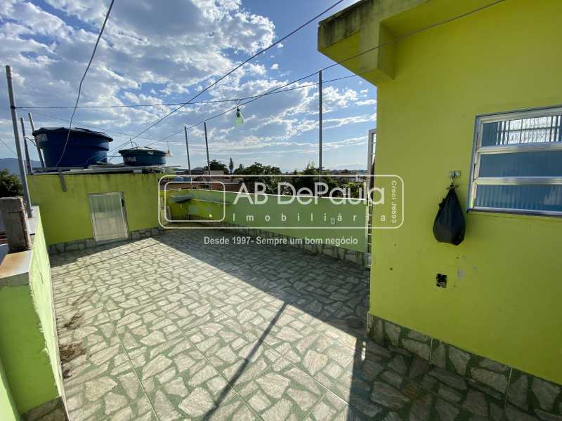 Conheça TERRAÇO do imóvel - VENDE EM REALENGO - R. COMANDANTE SANTOS PORTO - CASA DUPLEX DE FUNDOS COM 02 QUARTOS - ABCA20118 - 15 TERRAÇO - 15